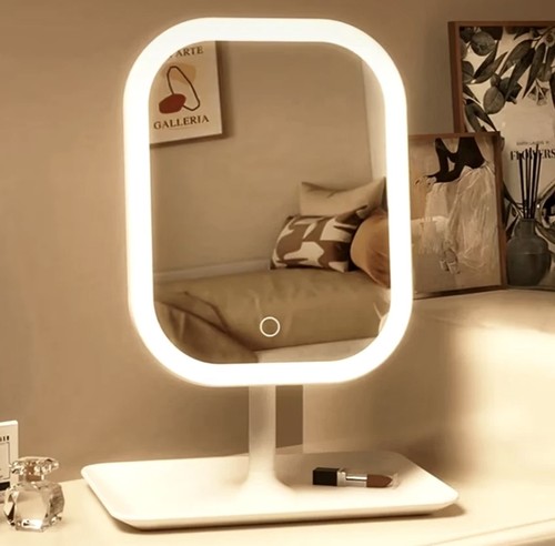 Led makeup mirror with - mirror, lights