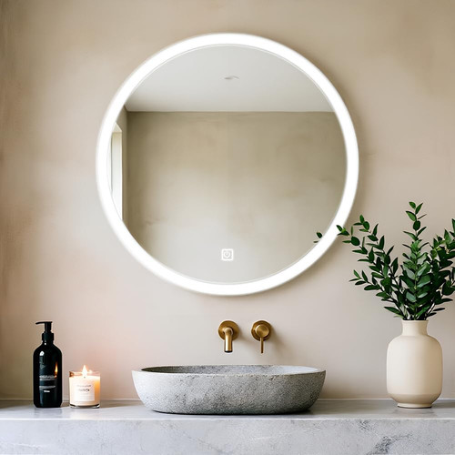 Inch round led - round, bathroom