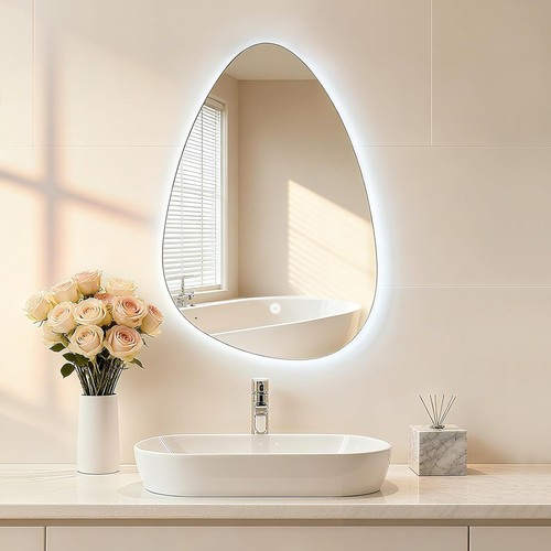 Bathroom mirror with - bathroom, led