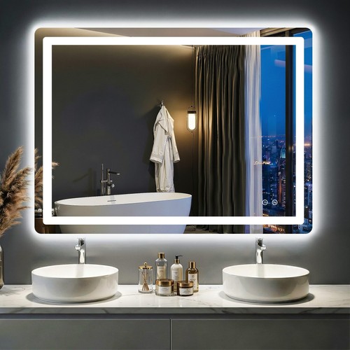 Led bathroom mirror with - bathroom,