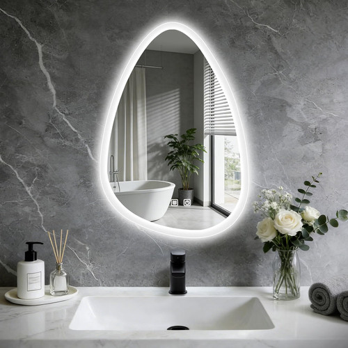 16x24 led bathroom - led, mirror