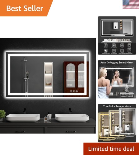 X48 led bathroom mirror - 30"x48",