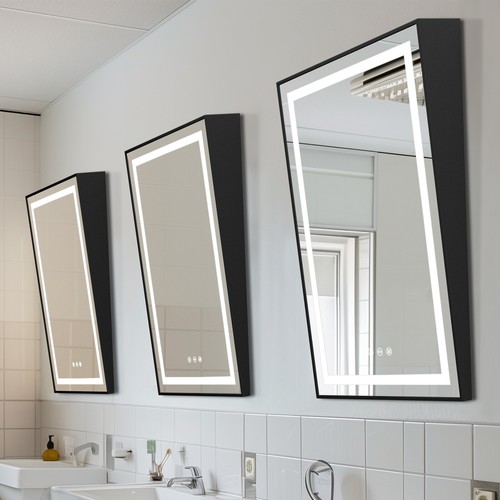 Tilt led bathroom - bathroom, mirror
