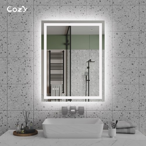 28x36 led bathroom - bathroom, mirror