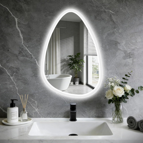 16x24 led bathroom - bathroom, mirror