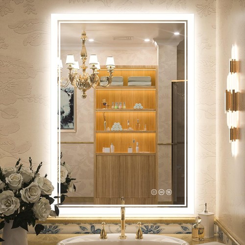 Bathroom mirror led - led, 36x28in