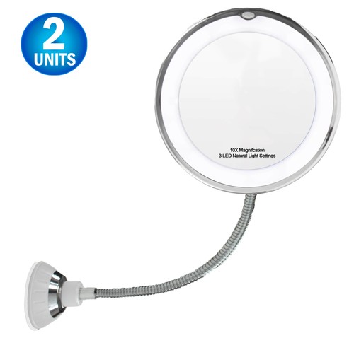 Suction cup vanity mirror 10x - suction, mirror,