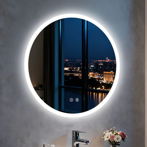 Practical round bathroom - round,