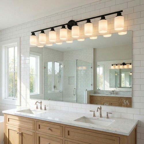 Black vanity light with - 52,