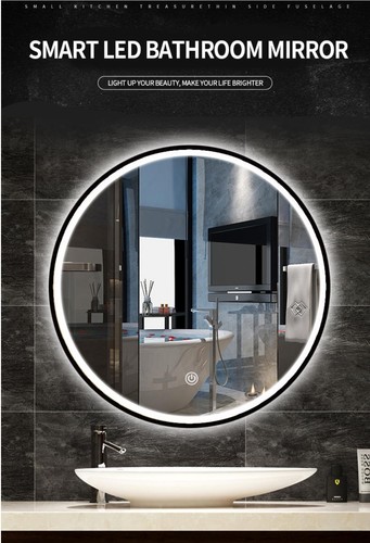 Round led bathroom - round,