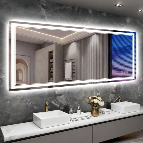 72x36 inch dimmable anti fog - 72x36, anti-fog