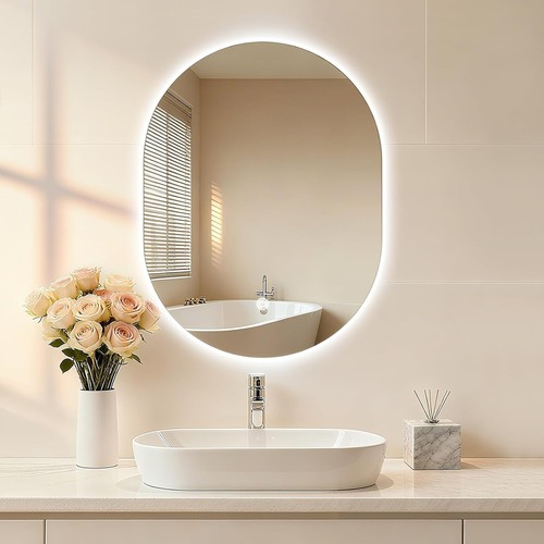 Bathroom mirror with - bathroom,