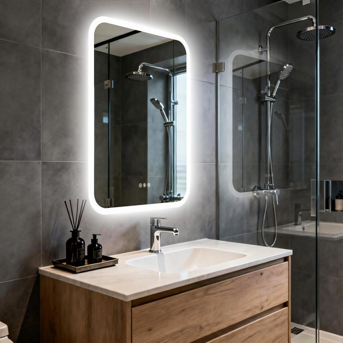 Led bathroom mirror antifog - led,