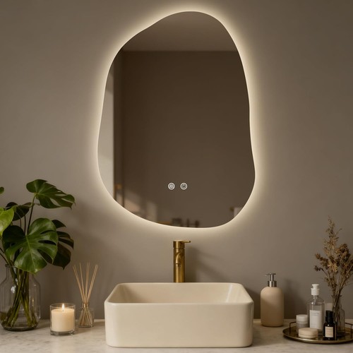 Led bathroom mirror with - bathroom,
