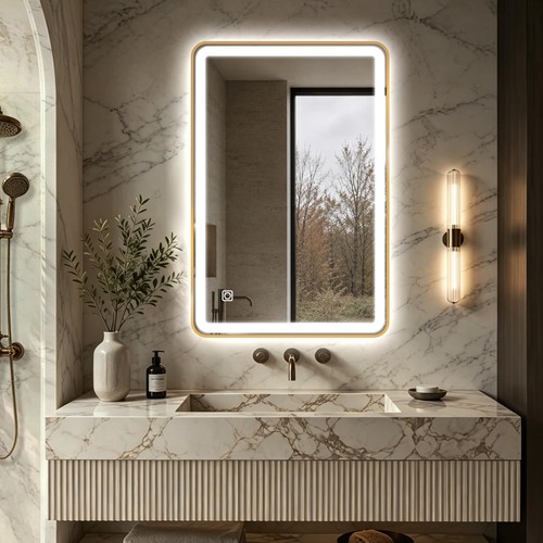Theiamo gold led bathroom - theiamo,