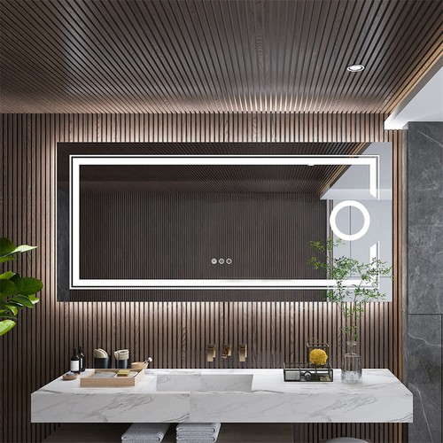 Large led bathroom mirror - led,