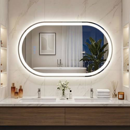X28 oval led bathroom - oval,