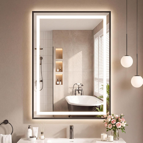 24x36 led bathroom mirror - 24x36,