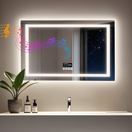 Led bluetooth bathroom mirror - bluetooth,