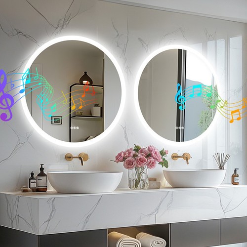 Lighted bluetooth bathroom - lighted,