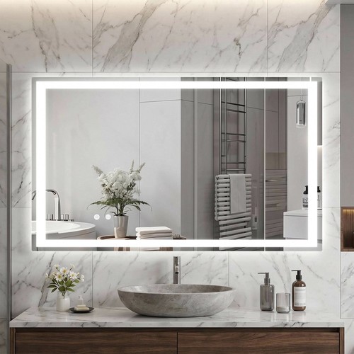 60x100cm bathroom mirror - bathroom, with