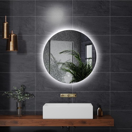 Bathroom mirror with led - bathroom,
