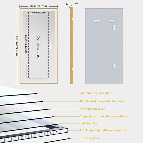 Extra large led bathroom - extra,