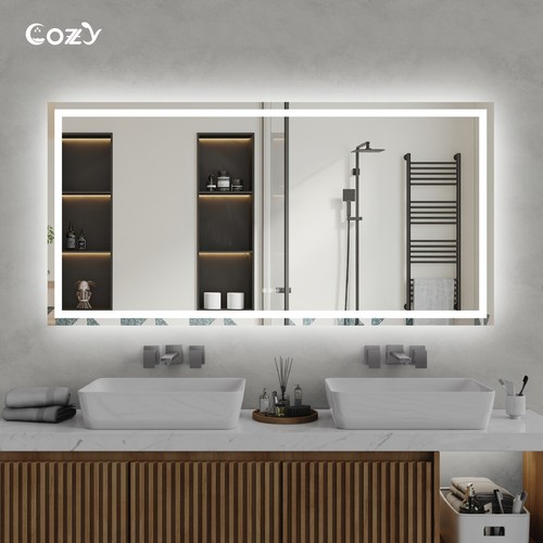 72x36 led bathroom mirror - led,