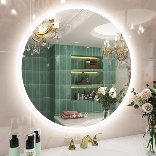 Round led bathroom - in,