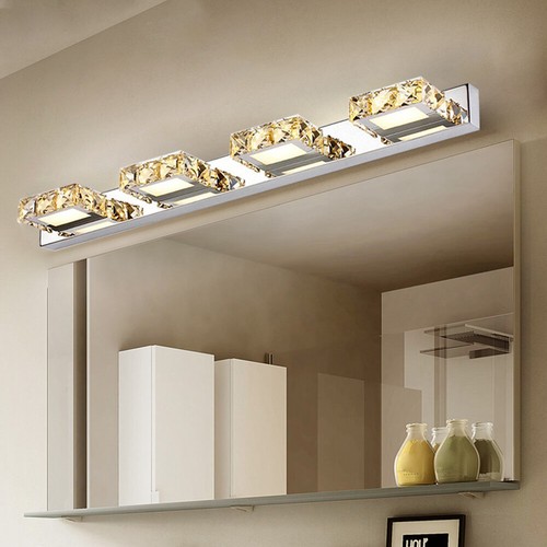 Led crystal front mirror - crystal,