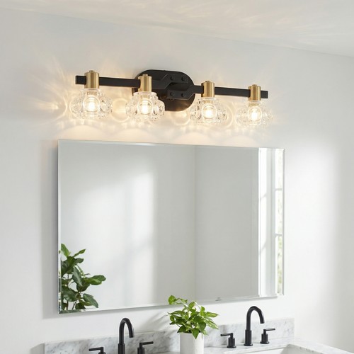 Vanity light inch black - vanity, 24