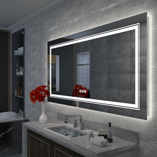 Bathroom mirror with - bathroom,