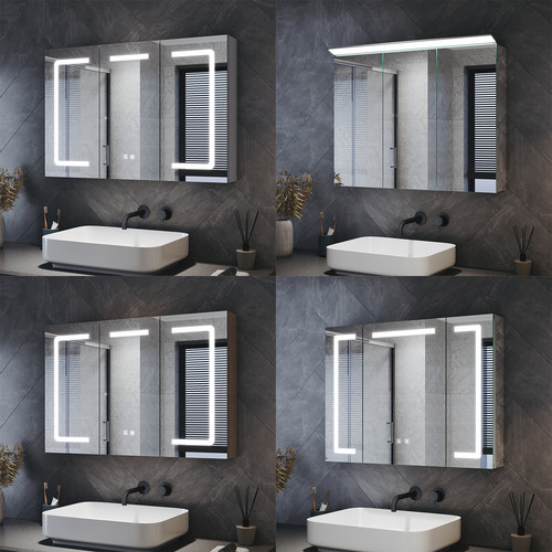 Led bathroom mirror cabinet - mirror,