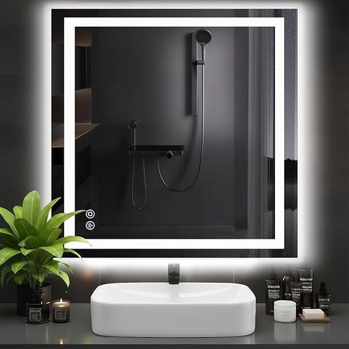 36x36 led lighted bathroom - 36x36,
