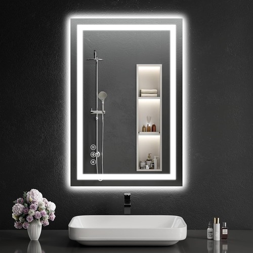 X36 led bathroom mirror w - 24"x36", w/